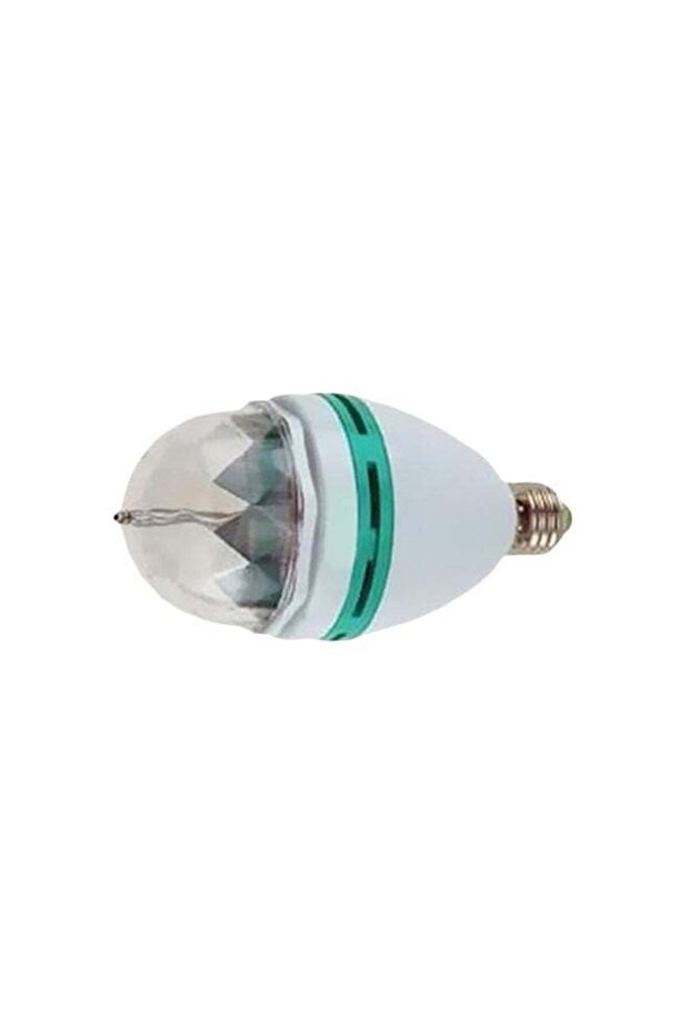 مصباح كريستالي دوار LED أحمر/أخضر/أزرق