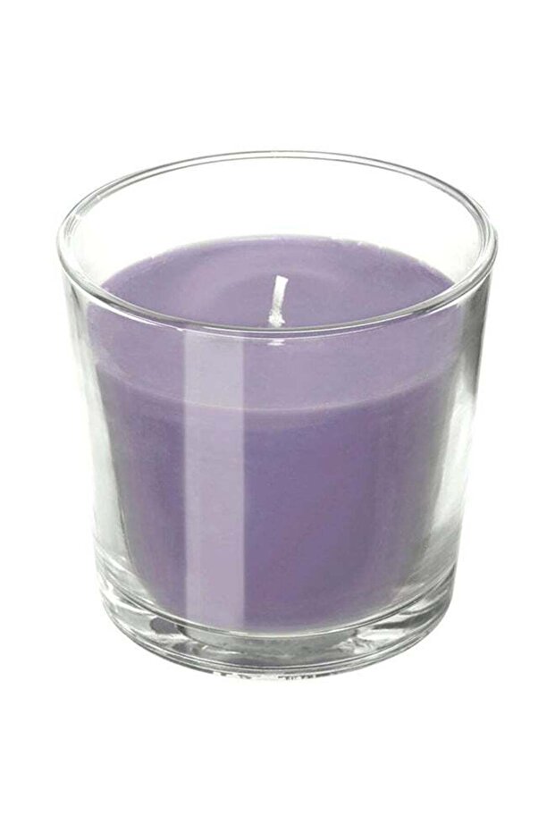 شمعة معطرة في زجاج بنفسجي 0.5×0.25 سم
