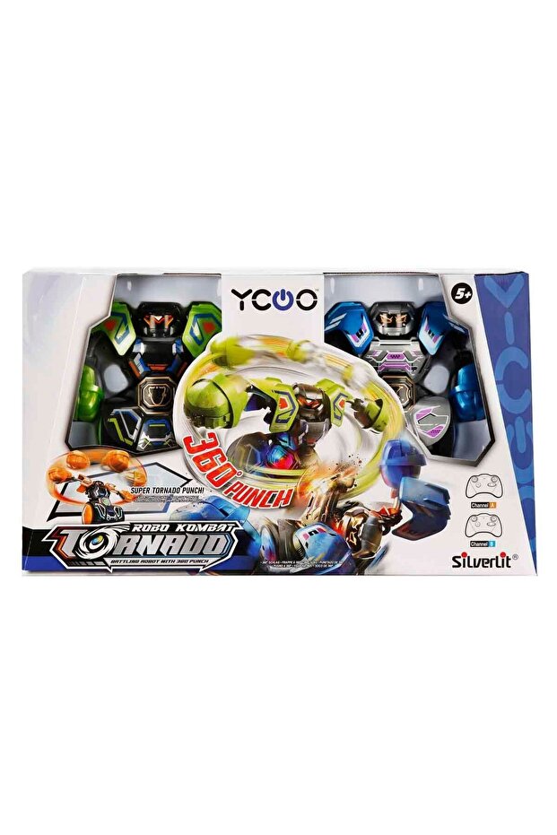 Robo Kombat Tornado ile Heyecanlı Robot Savaşı! LED ve Zırh ile Güçlü Dövüş - 2