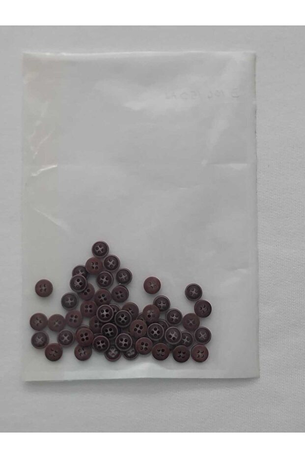 زر بوليستر بني قطر 0.9 ملم 50 قطعة. - 3