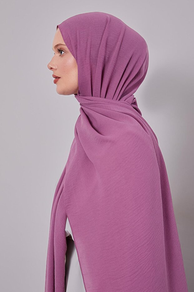 Leylak Düz Aerobin Şal - 2