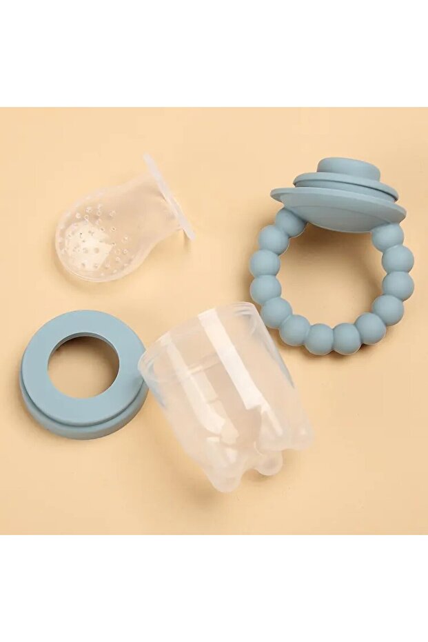 Chew & Feed Teether with Fruit Pacifier Duo-Mint - 5
