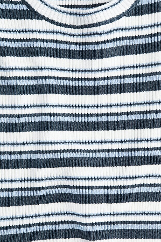 Lastik Örgülü Kısa Üst - 2