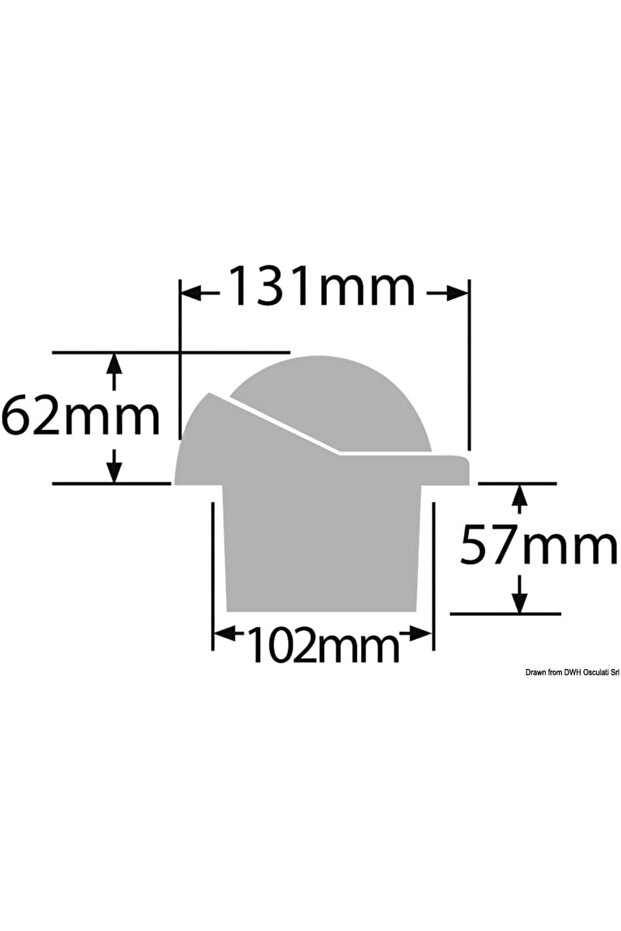 Busola Helmsman cu doua cadrane 3'' - 3