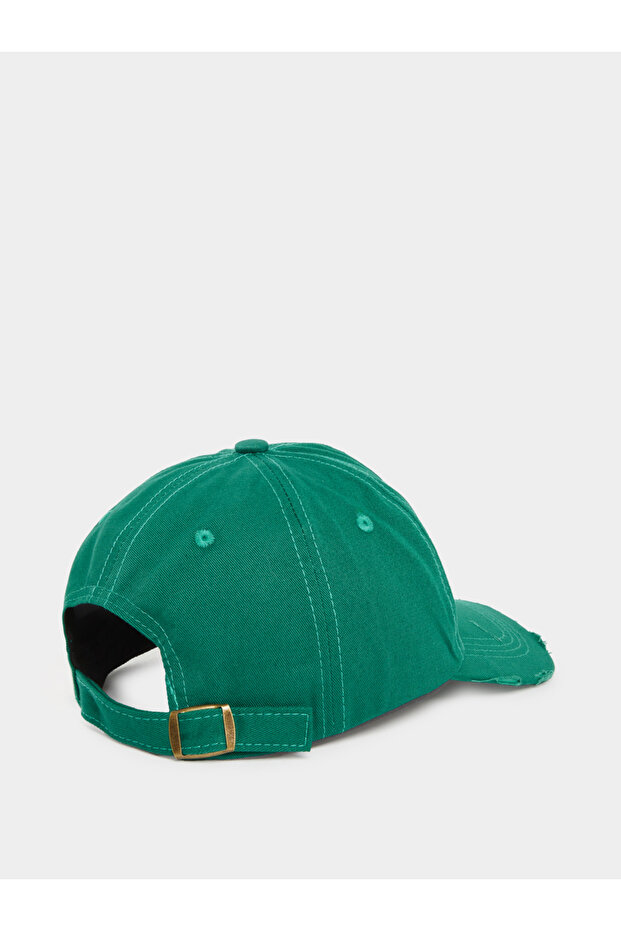 Embroidered Slogan Cap - 2