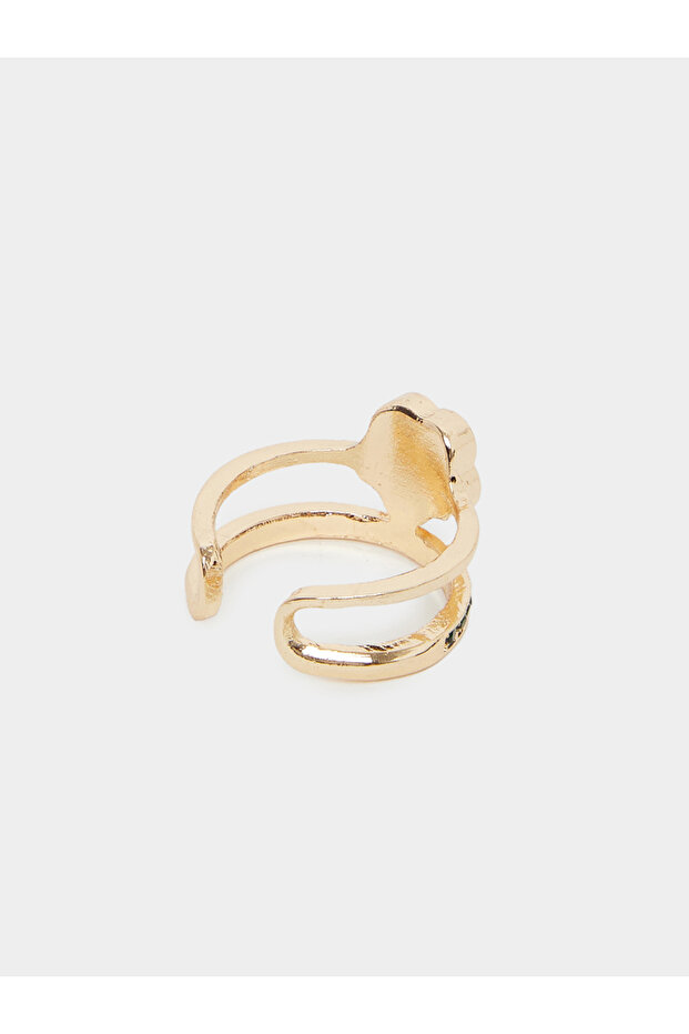 Embellished Flower Ring - 2