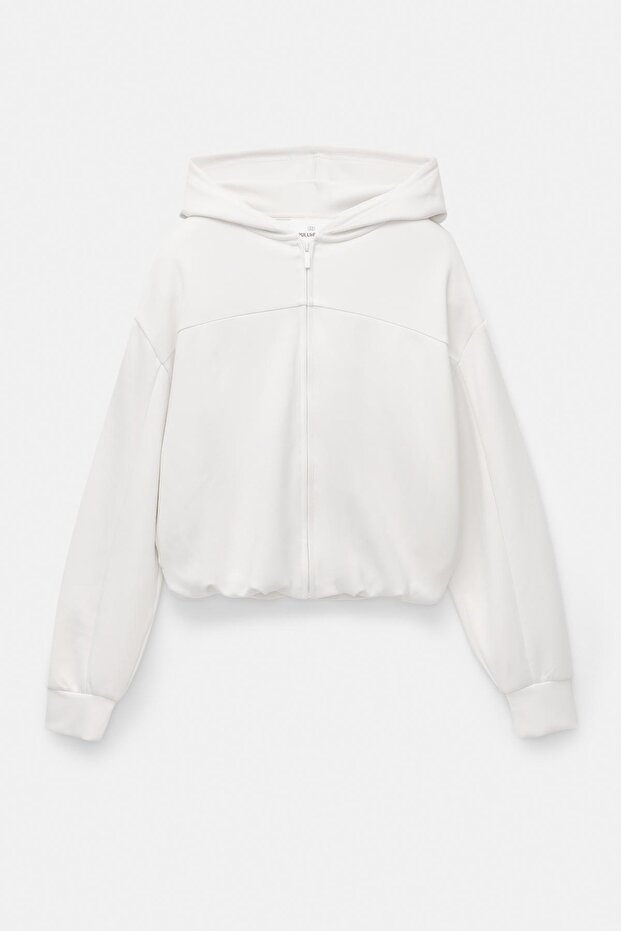 Balon kapüşonlu sweatshirt - 6