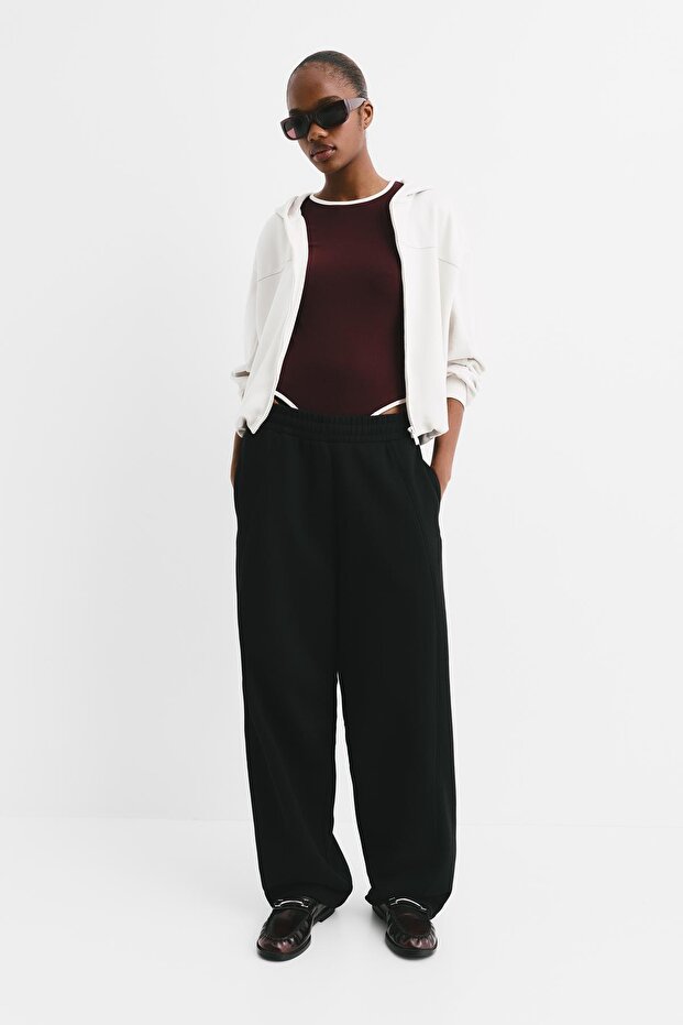 Balon kapüşonlu sweatshirt - 3