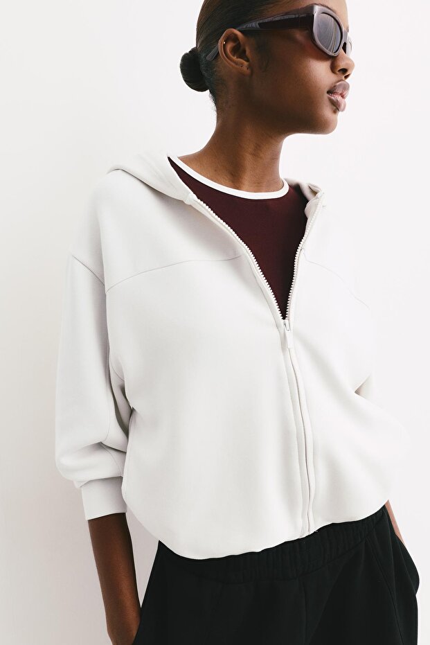 Balon kapüşonlu sweatshirt - 5