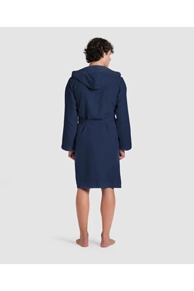 COMPACT MICROFIBER ROBE/NAVY YETİŞKİN BORNOZ - 4