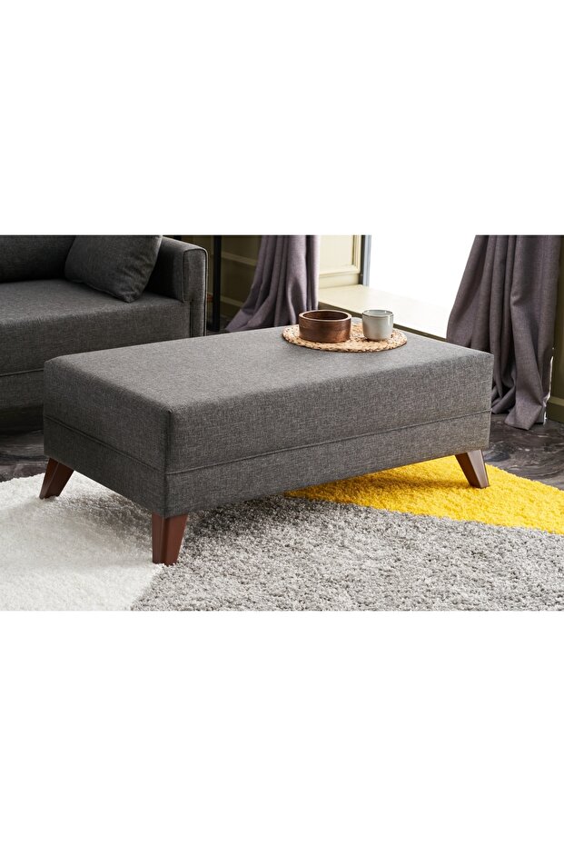 BELLA SOFT PUF, ANTRASİT - 1