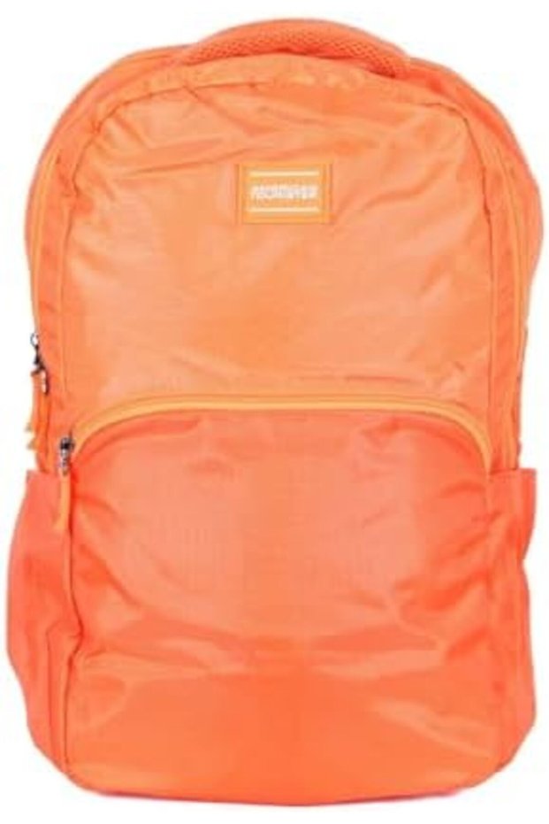 Bounce 15.6 Inch Laptop Backpack 27L Capacity Polyester Orange Padded Strap