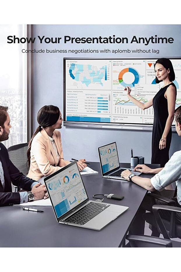 1TB External SSD, Portable Solid State Drive up to 2000MB/s (M20) - 3