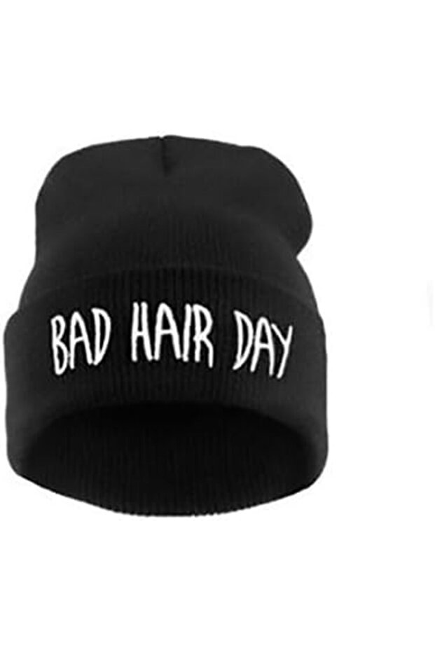 Black Beanie & Bobble Hat For Women