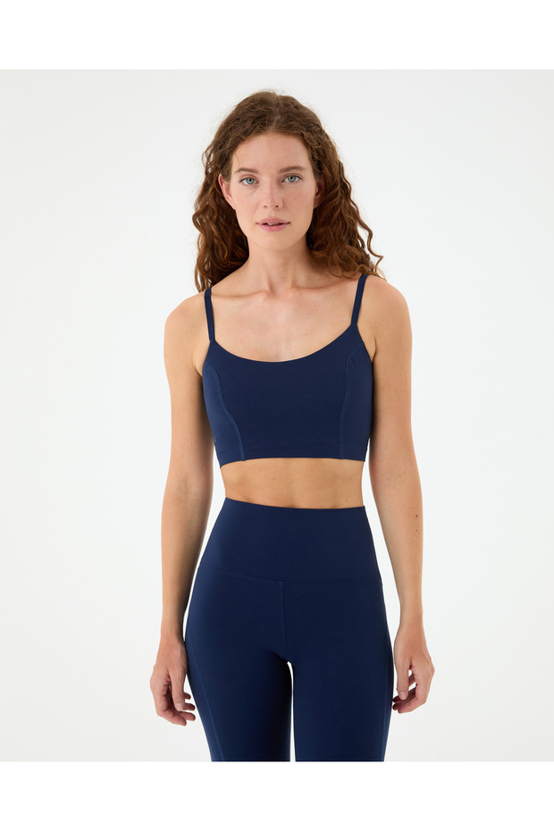 Indigo Askılı Basic Motion Bra - 1