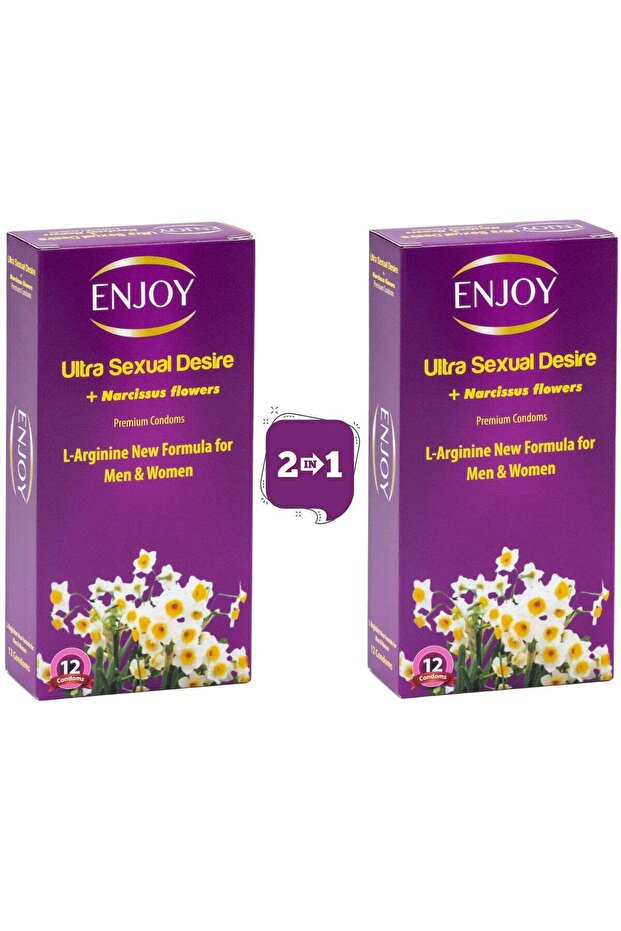 Narcissus Flowers Premium Condoms 24 Pcs