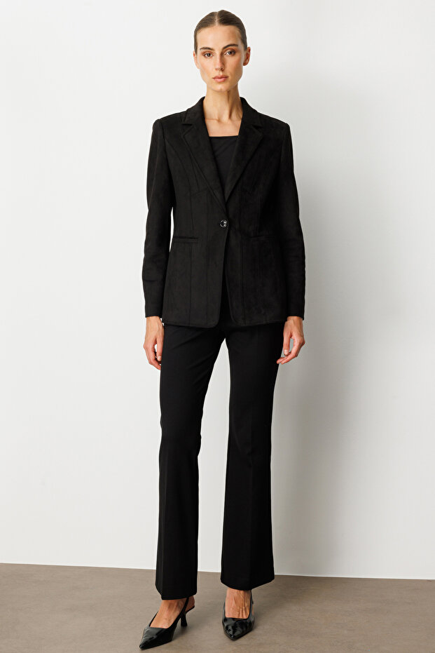 Torba Cepli Süet Ceket - 4