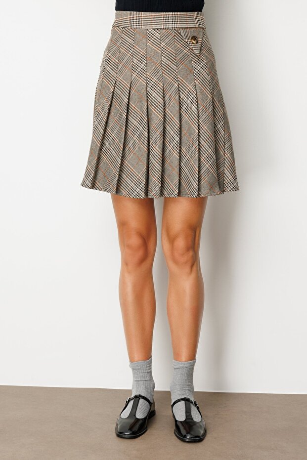 Ekoseli Mini Etek - 3