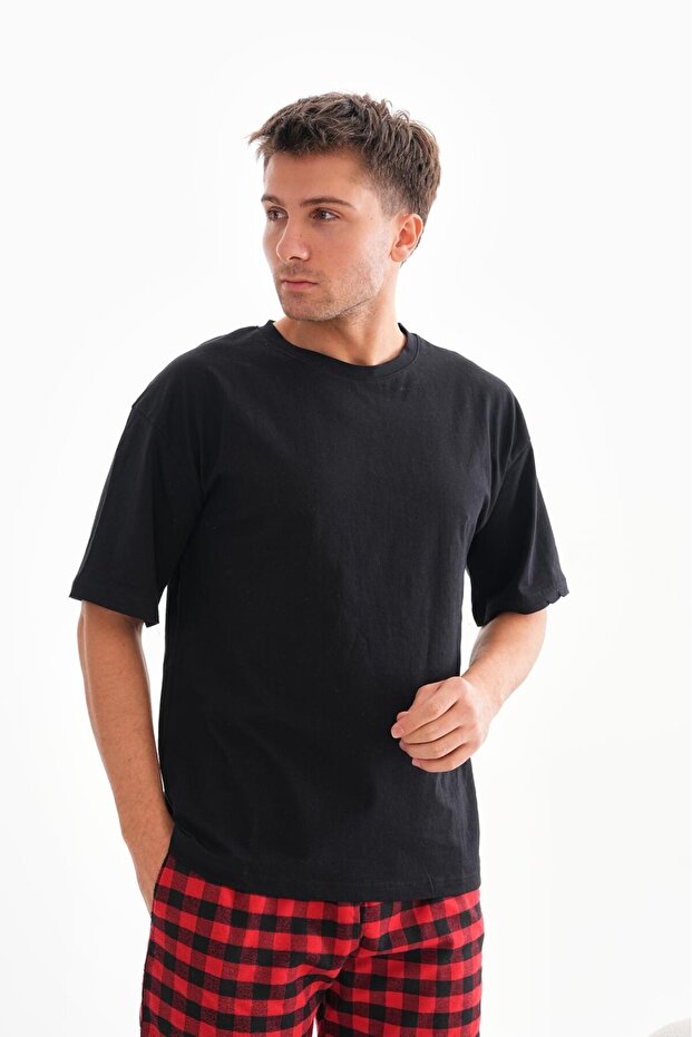 Мъжка тениска Oversize Basic - 4