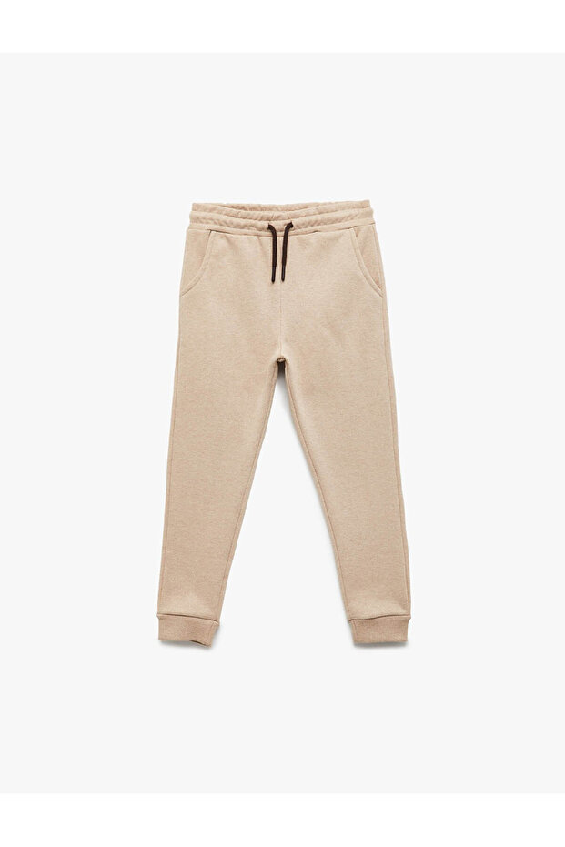 Basic Şardonlu Jogger Eşofman Altı - 1
