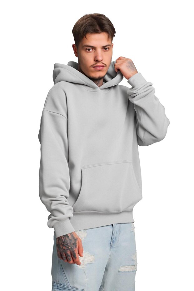3-Thread Jersey Unisex Hooded Sweatshirt