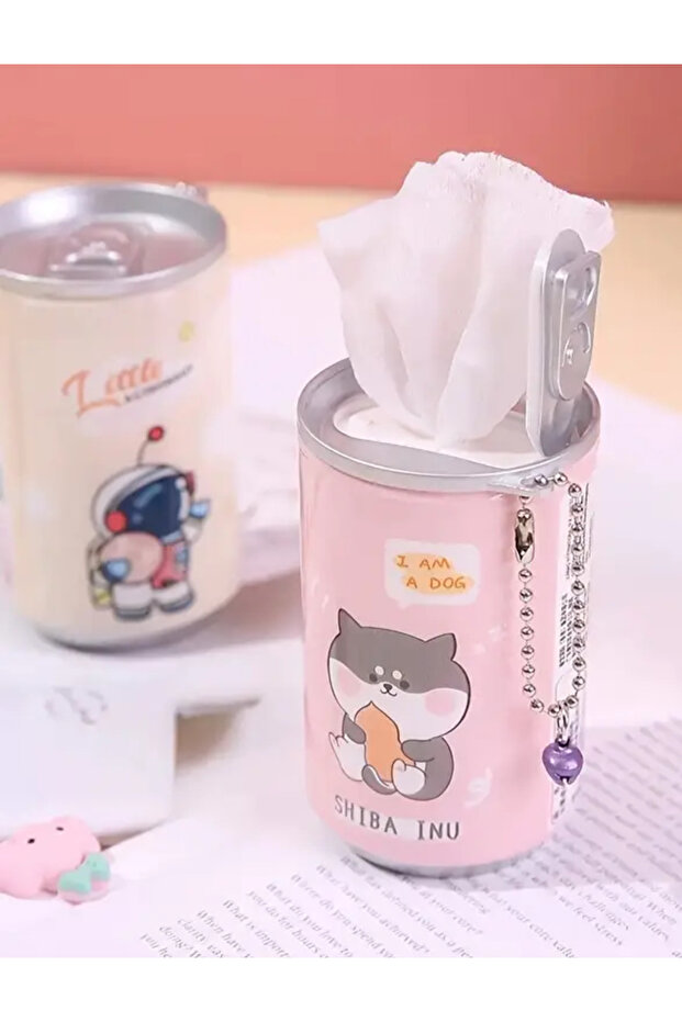 Wet Wipes Box Cute Figured Box Cola Shaped Keychain Wipes Box 30 Wet Wipes