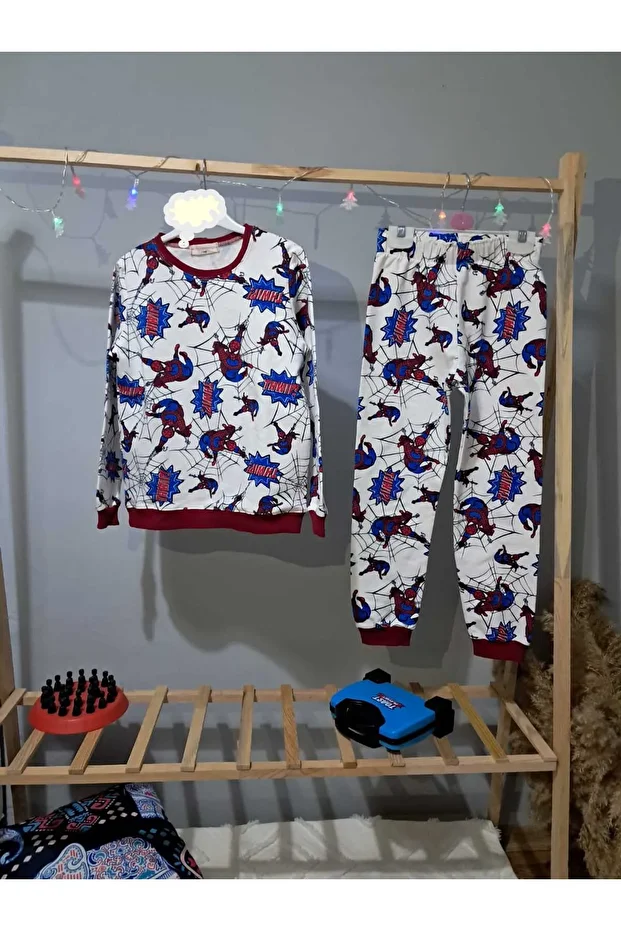 örümcek adamlı çocuk pijama takımı - 2