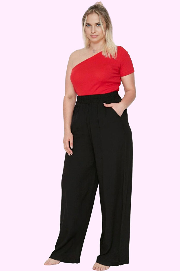 Women's Fashion Wide Leg Long Length Pants Solid Pattern Comfortable Fit Daily Use Durable Material