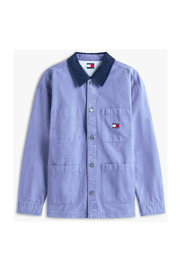 TJM CANVAS CORD OVERSHIRT EXT - 5