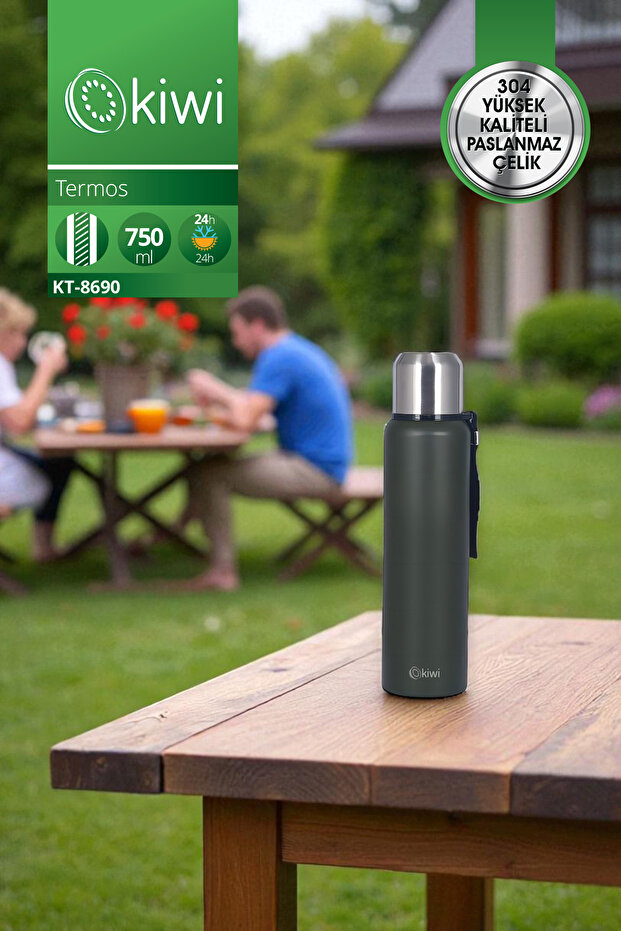 Çift Kat Paslanmaz Çelik 750 ml Termos - 1