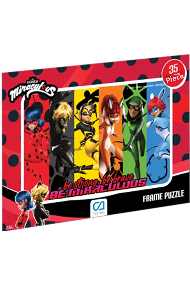 لغز إطار مرخص من C&A Games Miraculous-2 مكون من 35 قطعة