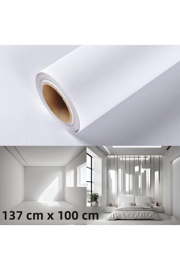 White Matte Wall Covering and Wall Printing Foil 137X100Cm