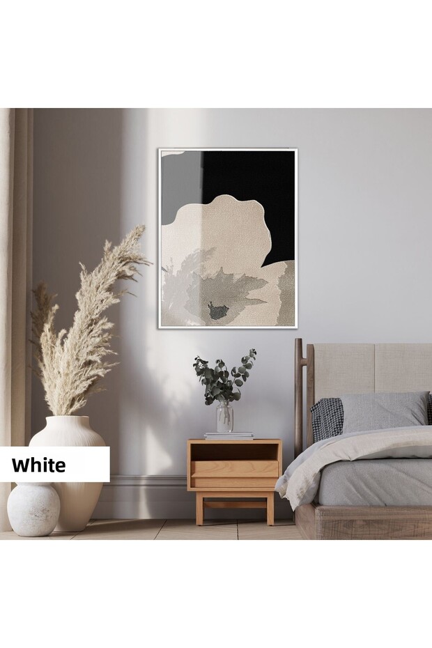Amazing | Abstract | Flower Pattern Model | Framed Tempered Glass Table Single Vertical