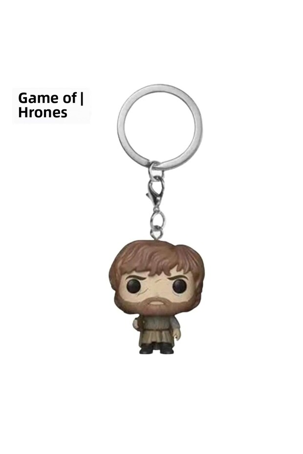 New arrival pocket keychain official game of jon snow throne characters action figure collecti... - 5