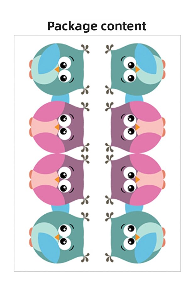 Owl Double Socket Sticker - 2