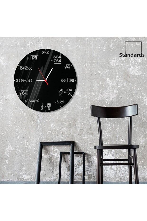 W'Clock Decorative Wall Clock - Mathematics - 1