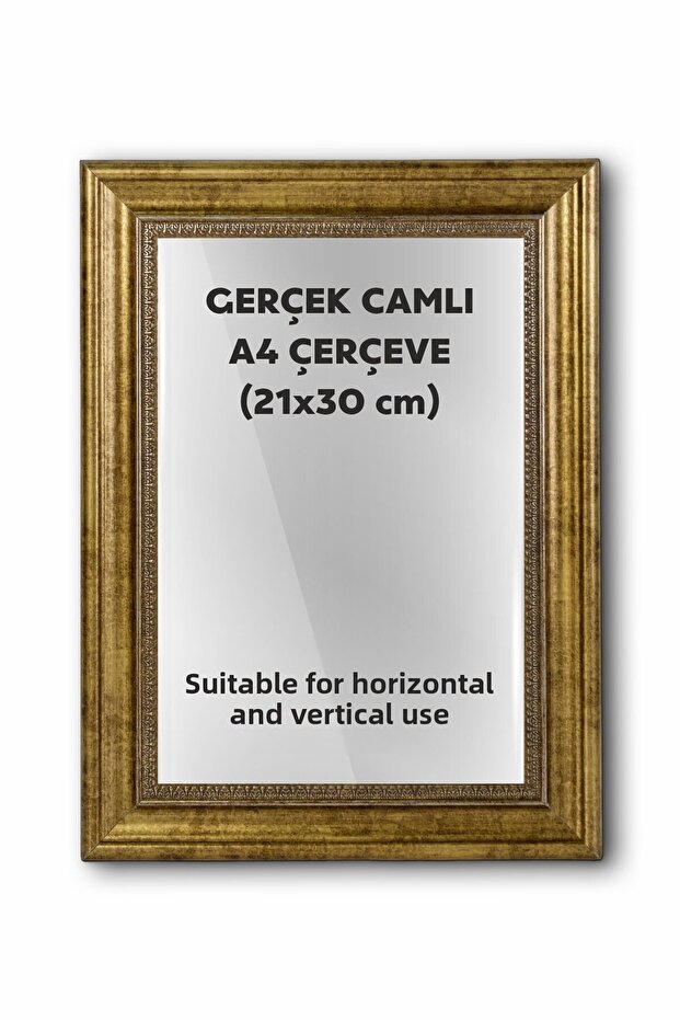 Real Glass Frame A4 21Cmx30Cm Diploma Frame Document Frame Photo Frame