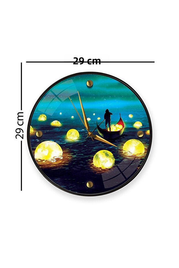 ساعة ضوء ليلية - 29 سم - 3