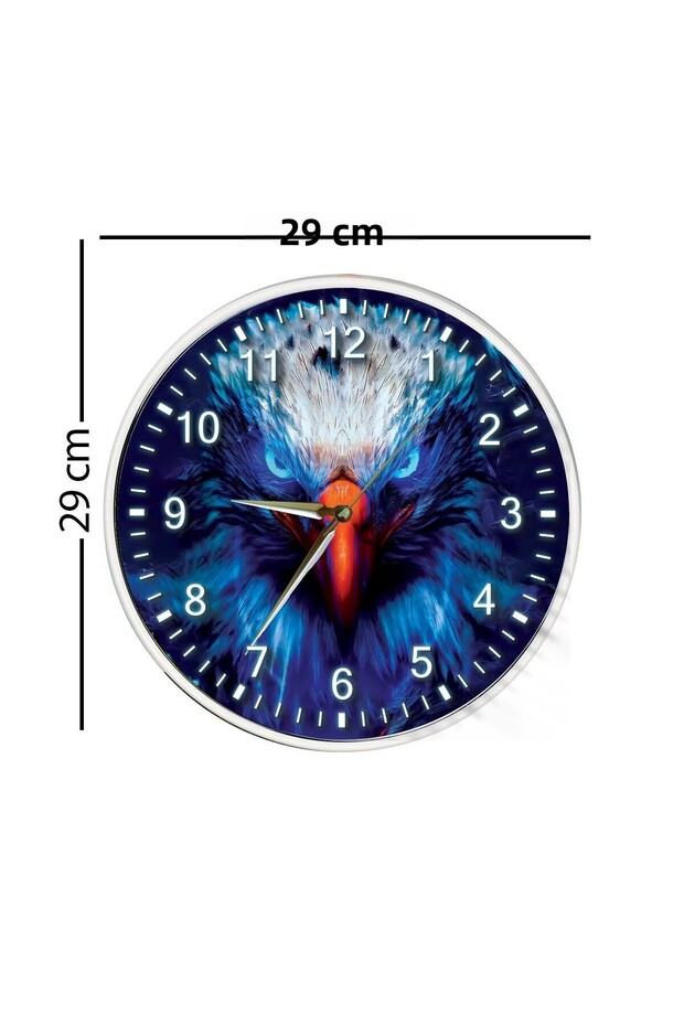 ساعة حائط نسر - 29 سم - 1