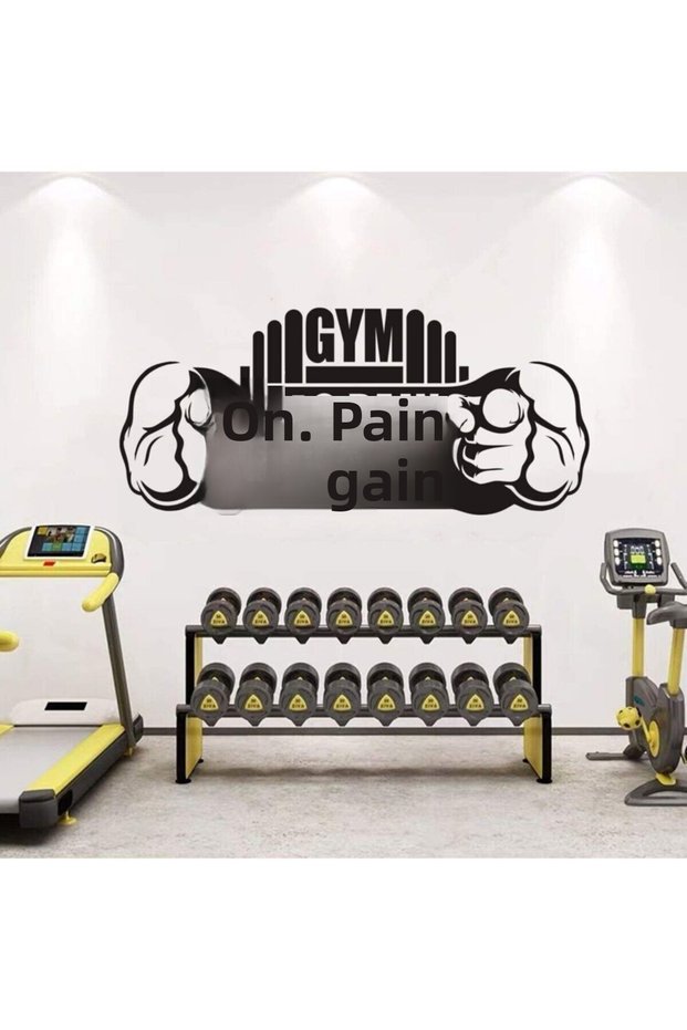 Gym No Pain No Gain Sticker