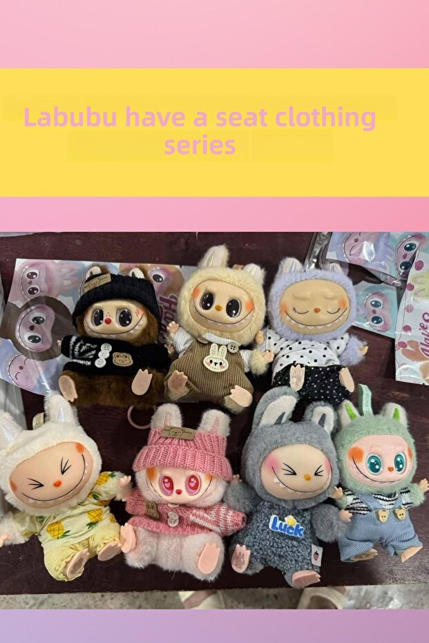 Labubu Have a Seat Outfit Series Random Color - 1