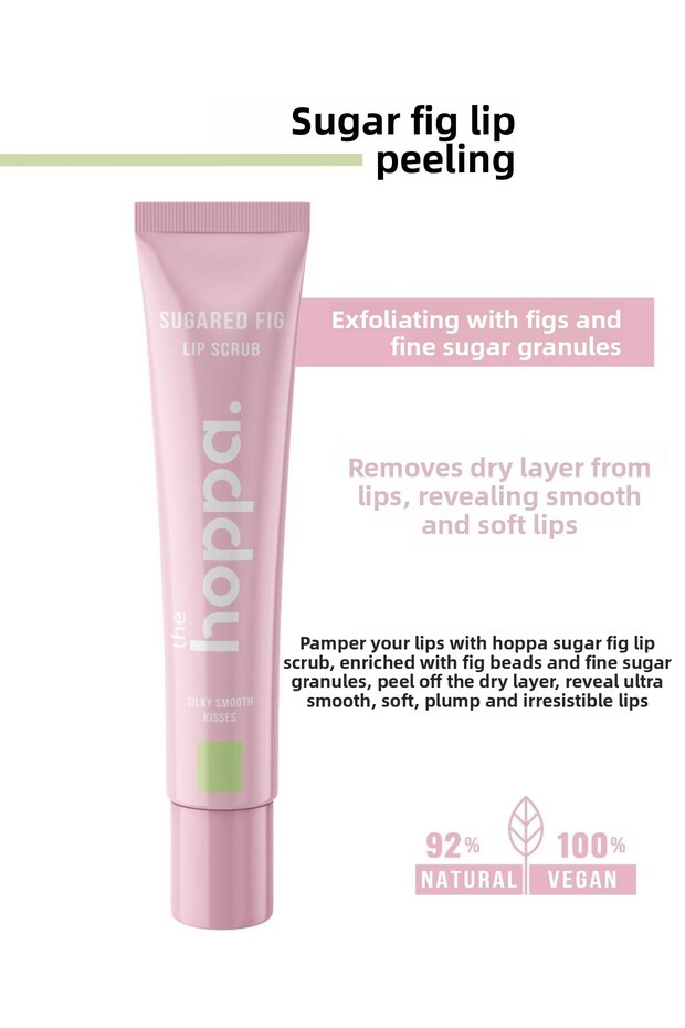 Sugar Fig Lip Peeling with Shea Butter and Jojoba Oil + Bakuchiol and Hyaluronic Acid