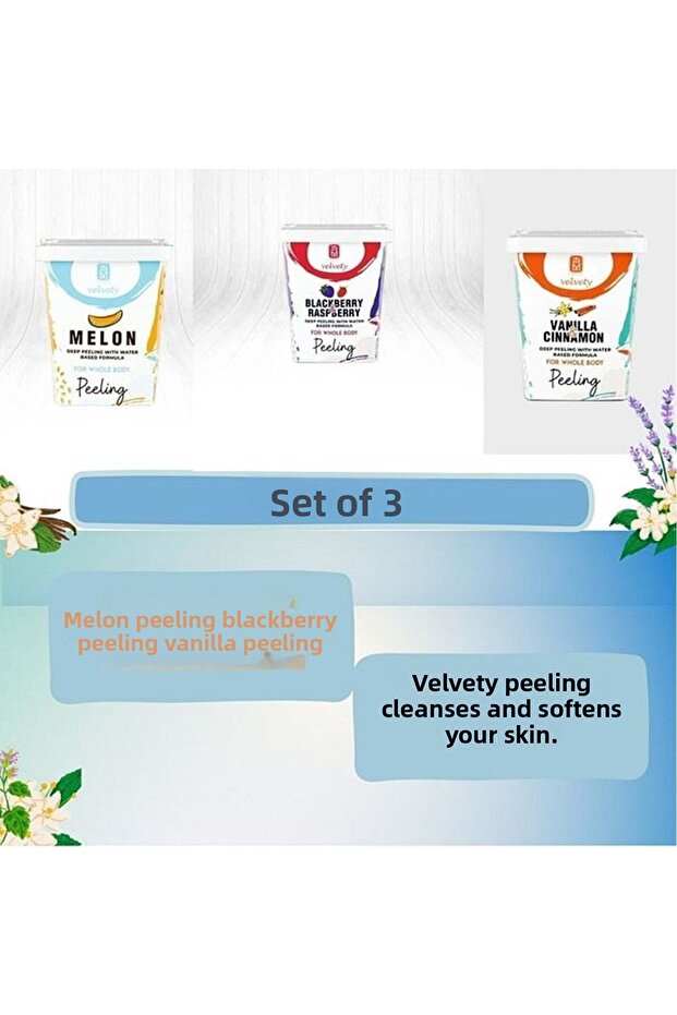 VELVETY PEELING MELON & BLACKBERRY & VANILLA