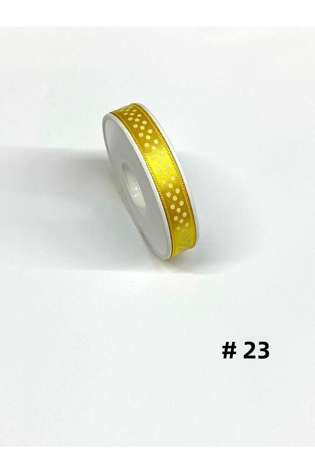 Polka Dot Ribbon / 1 cm (10 mm) / 10 Meters