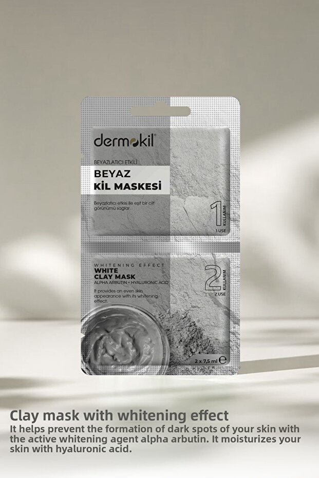 White Clay Mask (Whitening Effect) 2*7.5 ml - 3