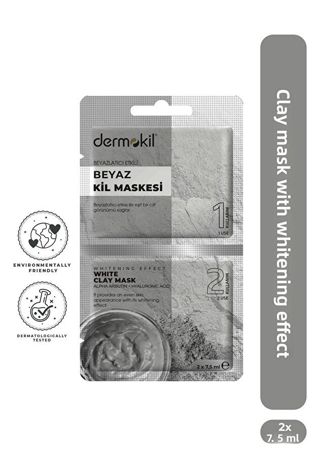 White Clay Mask (Whitening Effect) 2*7.5 ml - 1