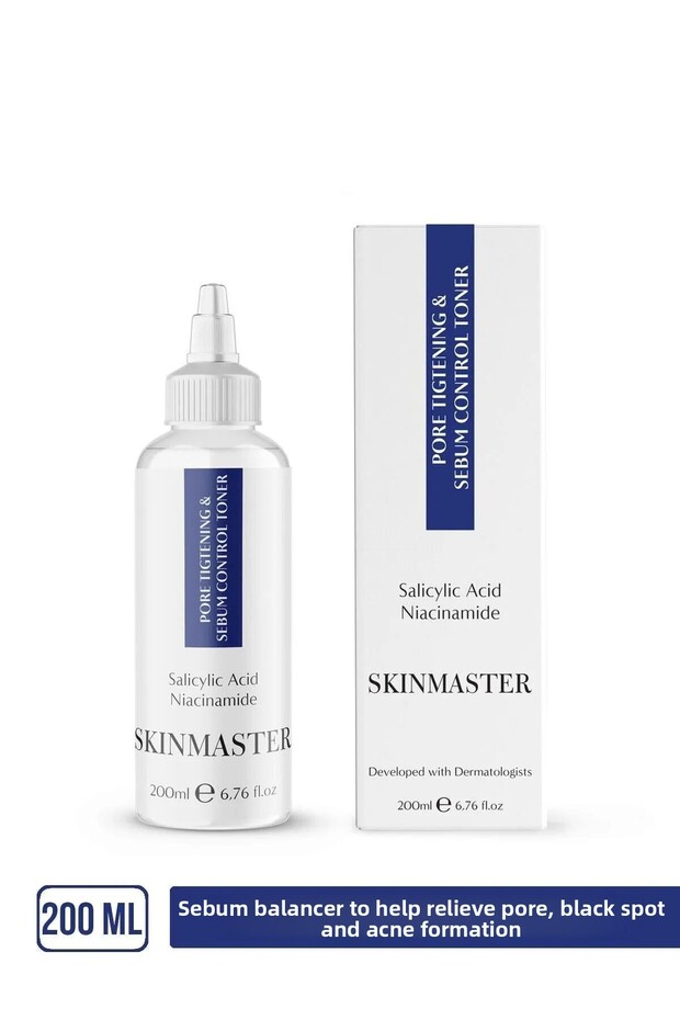 Pore Tightening, Anti-Acne and Blackhead, Sebum Balancing Tonic (Bha 2% + Niacinamide)