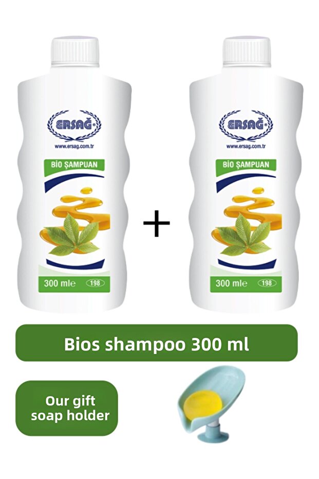 شامبو بيو (2 قطعة) 300 مل - موزع الصابون هدية 198-17