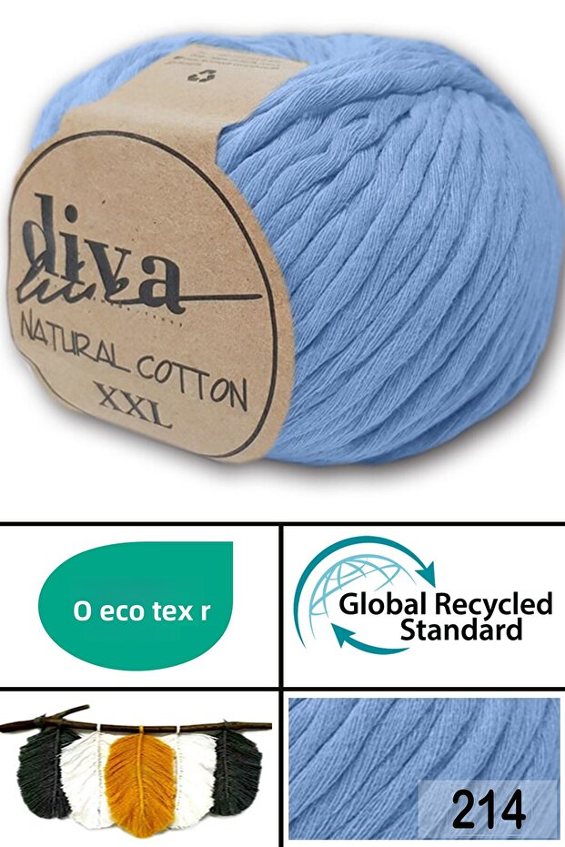 Diva Natural Cotton Xxl 214 Baby Blue