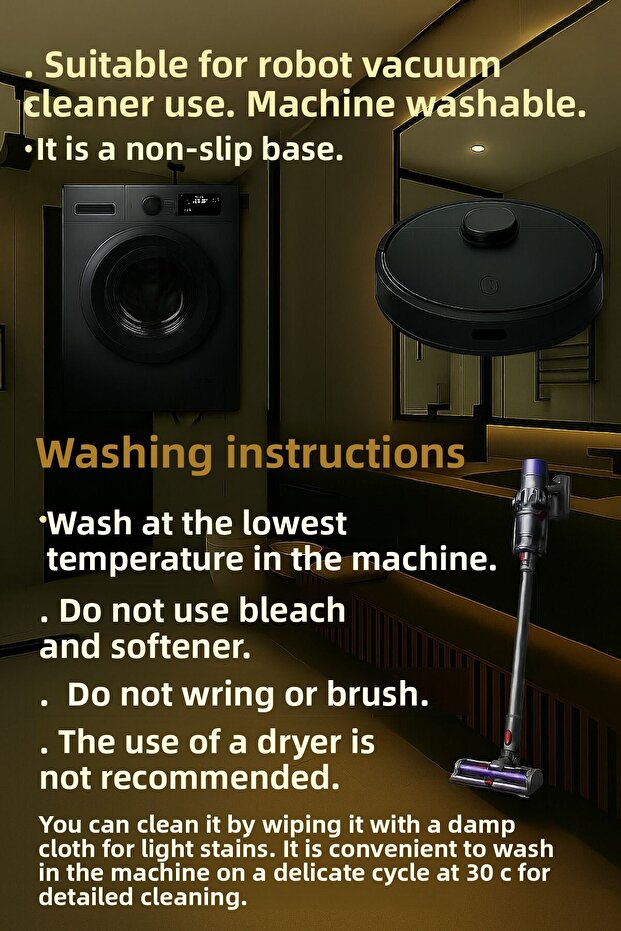 Lunasoft Black Modern Design Non-Slip Base Soft Machine Washable Bath Mat Set of 2 - 6